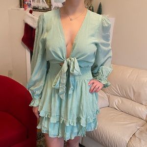 Never worn billy j Windswept Dress in Mint. Tags still on. Paid $90 asking $50.